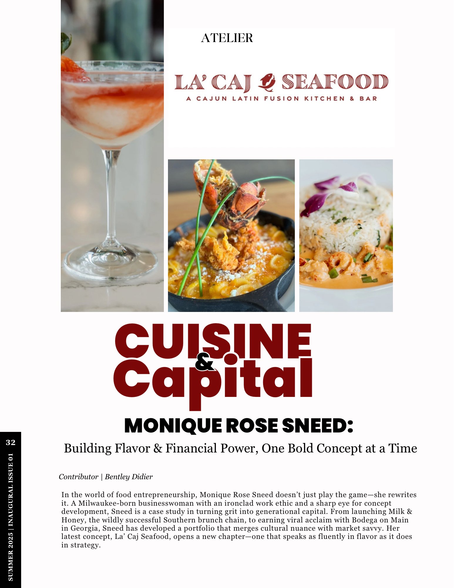 Capital & Cuisine: Monique Rose Sneed